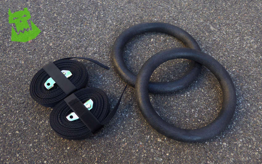 Гимнастические кольца из пластика Standart